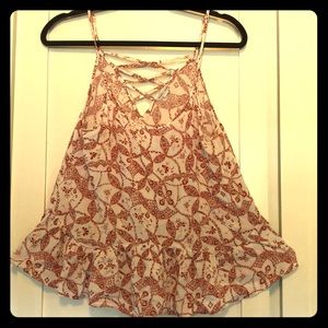 Melrose and Market spaghetti strap boho tank